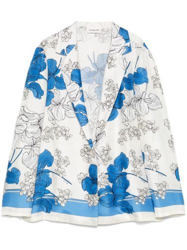 Blazer à fleurs imprimées - P.A.R.O.S.H. - Modalova