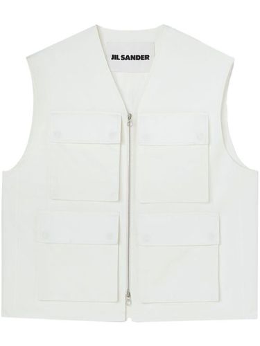 Gilet zippé à poches cargo - Jil Sander - Modalova