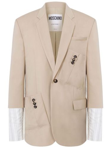 Blazer à design structuré - Moschino - Modalova