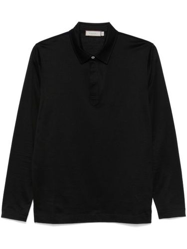 Canali polo en jersey léger - Noir - Canali - Modalova