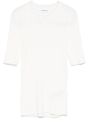T-shirt en maille nervurée - P.A.R.O.S.H. - Modalova