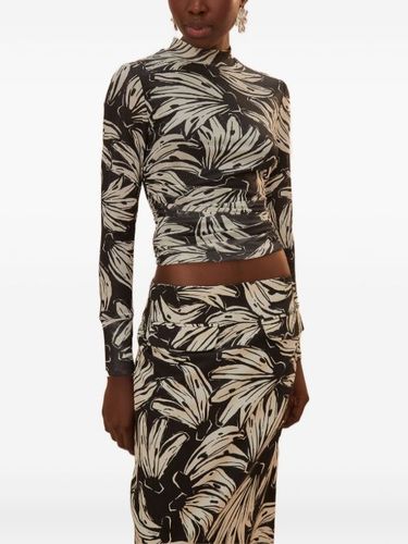 T-shirt imprimé à col roulé - FARM Rio - Modalova