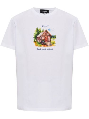 T-shirt à imprimé graphique - DSQUARED2 - Modalova