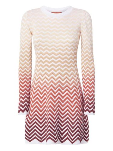 Robe courte à motif zig-zag - Missoni - Modalova