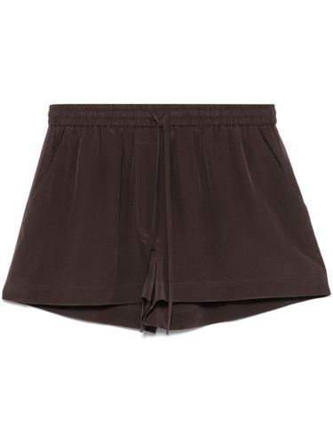 P.A.R.O.S.H. short en soie - Marron - P.A.R.O.S.H. - Modalova