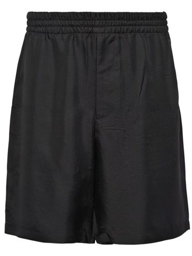 Prada short de sport en soie - Noir - Prada - Modalova