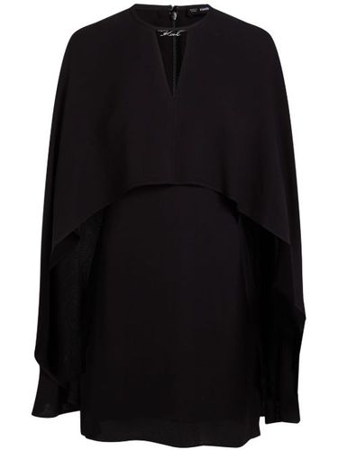 Robe-cape à coupe courte - Karl Lagerfeld - Modalova