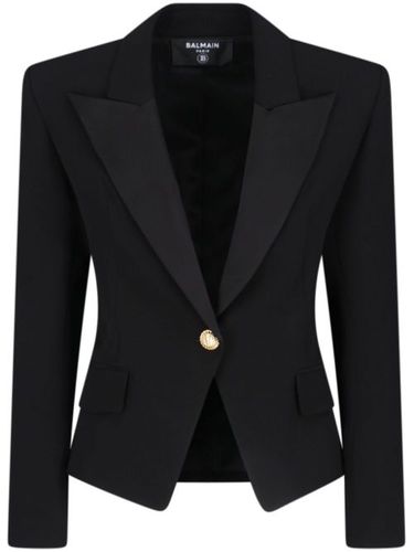 Blazer à simple boutonnage - Balmain - Modalova