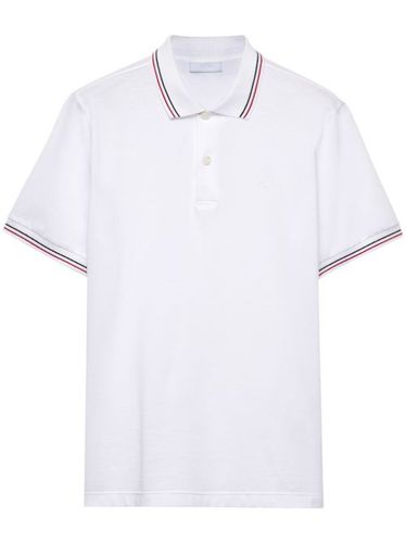 Prada polo en piqué - Blanc - Prada - Modalova