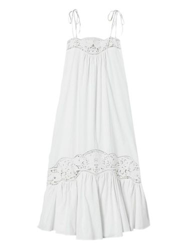 Robe mi-longue en popeline - TWINSET - Modalova