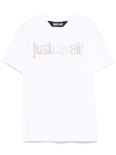 T-shirt à logo strassé - Just Cavalli - Modalova