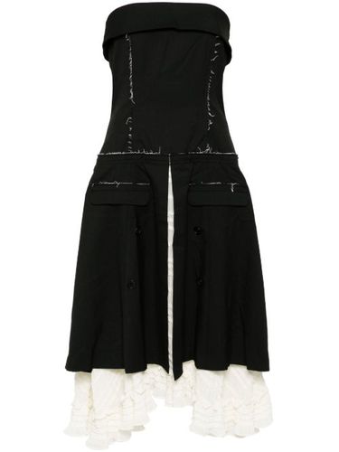 Robe-bustier à détails en dentelle - Rokh - Modalova