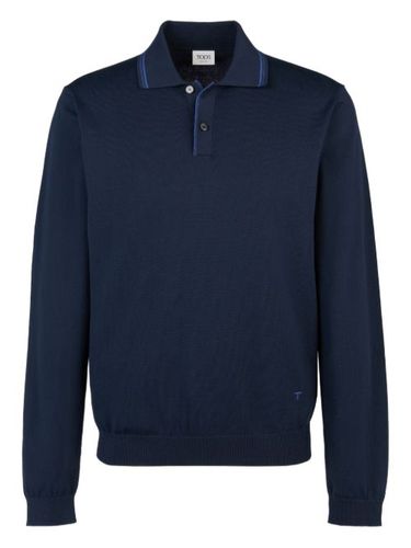 Tod's polo en coton - Bleu - Tod's - Modalova