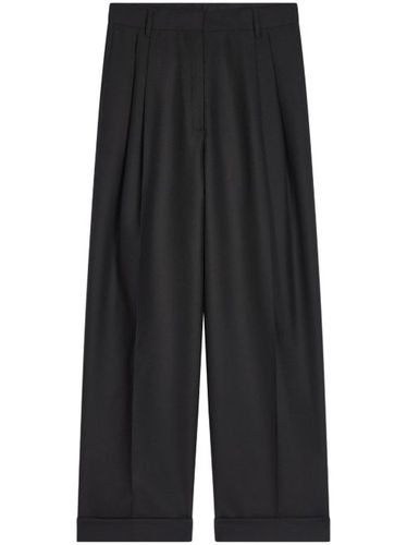 Pantalon en laine à design plissé - DRIES VAN NOTEN - Modalova