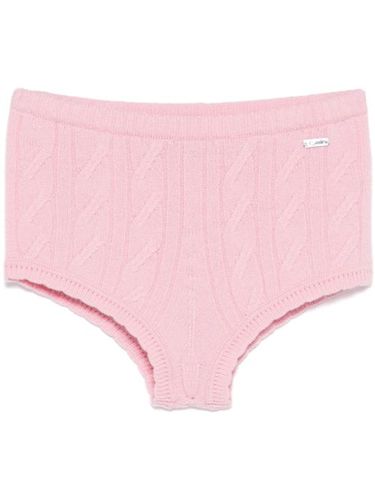 Short en maille torsadée - Blumarine - Modalova