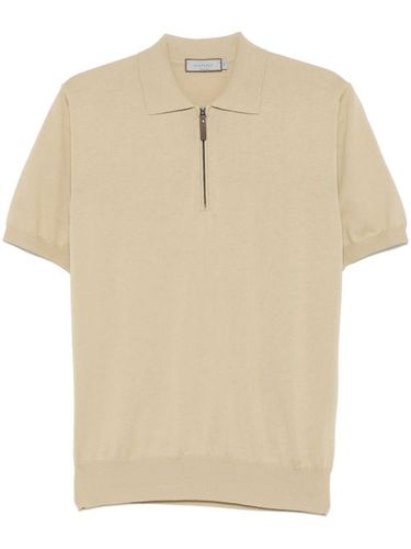 Canali polo en coton - Tons neutres - Canali - Modalova