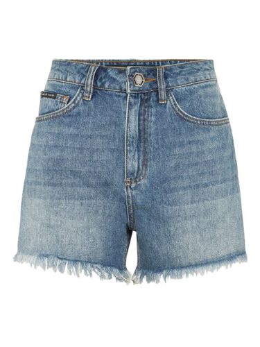 Short en jean à logo brodé - Philipp Plein - Modalova