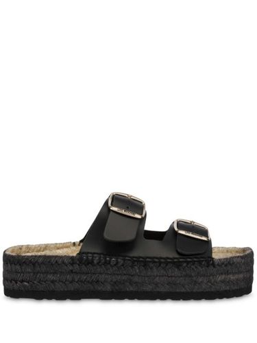 Espadrilles à boucle - Love Moschino - Modalova