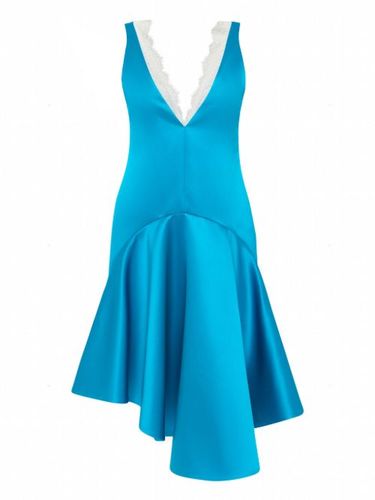 Robe mi-longue à col v - JW Anderson - Modalova