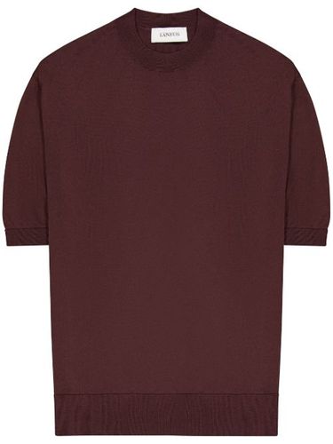 Laneus t-shirt en maille - Marron - Laneus - Modalova