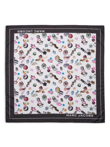 Écharpe à imprimé Sticker - Marc Jacobs - Modalova