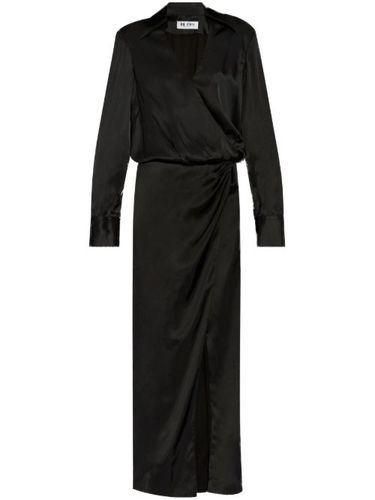 The Attico robe froncée - Noir - The Attico - Modalova