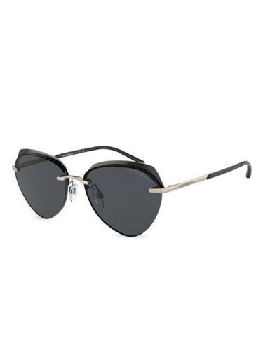 Lunettes de soleil à monture géométrique - Emporio Armani - Modalova
