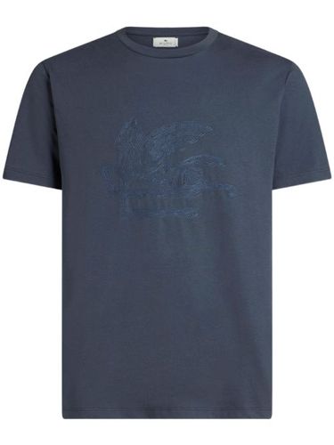 T-shirt à grand motif Pegaso brodé - ETRO - Modalova