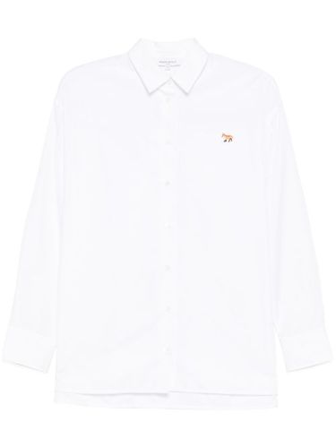 Chemise en coton à patch Baby Fox - Maison Kitsuné - Modalova