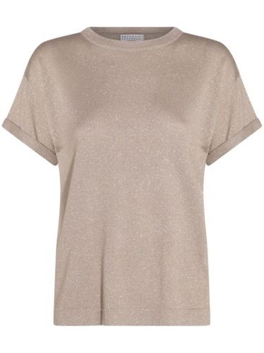 T-shirt à paillettes - Brunello Cucinelli - Modalova
