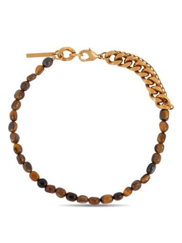 Collier en chaîne serti de pierres - DRIES VAN NOTEN - Modalova