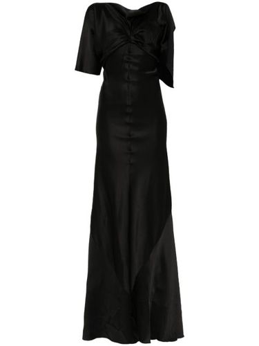Robe longue en satin - Victoria Beckham - Modalova