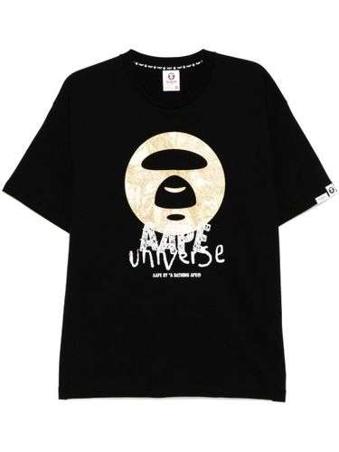 T-shirt à logo imprimé - AAPE BY *A BATHING APE® - Modalova