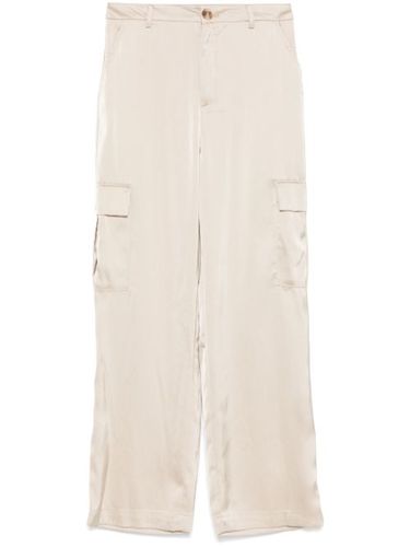 Pantalon satiné à taille haute - DKNY - Modalova