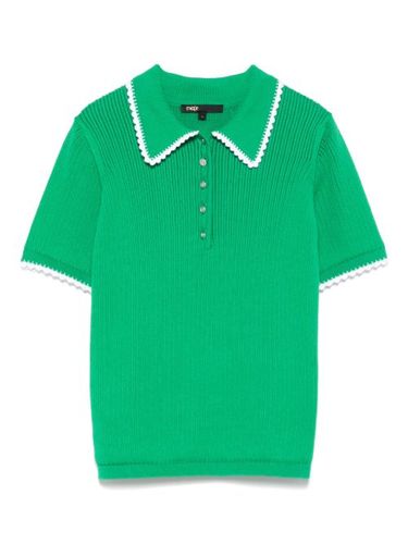 Polo en maille pointelle - Maje - Modalova