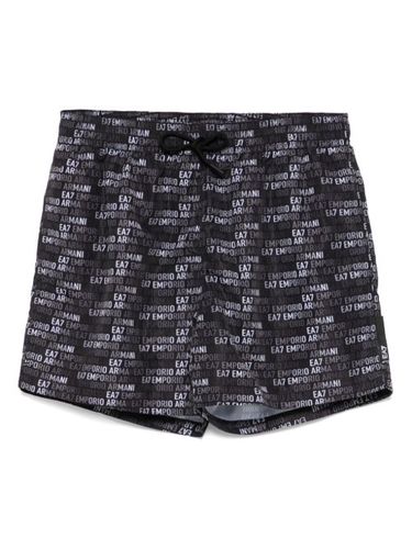 Short de bain à logo imprimé - Ea7 Emporio Armani - Modalova