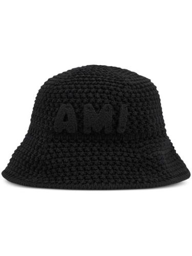 AMI Paris bob à patch logo - Noir - AMI Paris - Modalova