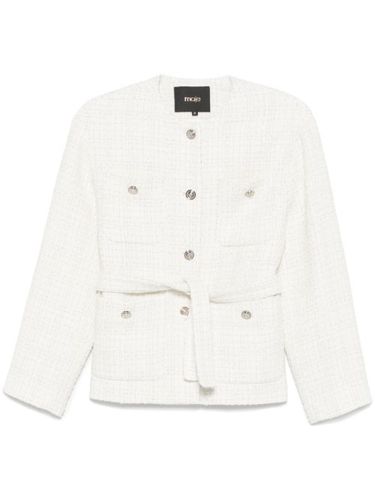 Maje blazer en tweed - Blanc - Maje - Modalova