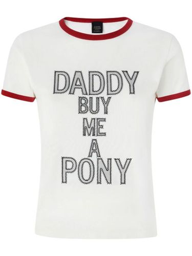 T-shirt à slogan imprimé - PINKO - Modalova