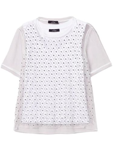 TWINSET t-shirt en tulle - Blanc - TWINSET - Modalova