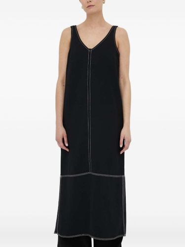 Robe mi-longue sans manches à col v - Day Birger Et Mikkelsen - Modalova