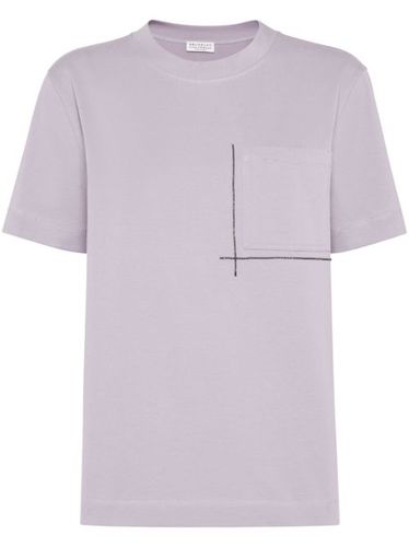 T-shirt à ornements - Brunello Cucinelli - Modalova