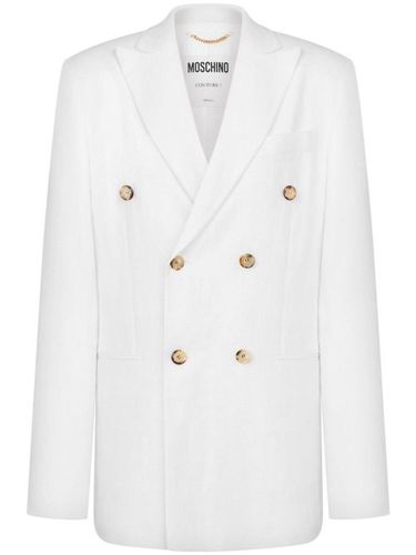Blazer à boutonnière croisée - Moschino - Modalova