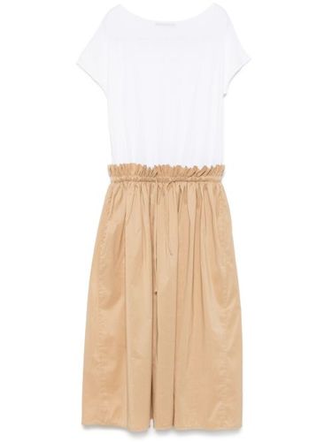 Robe mi-longue à fronces - Fabiana Filippi - Modalova