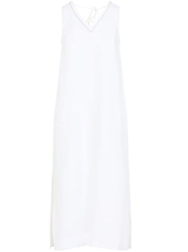 Robe en lin à coupe mi-longue - Peserico - Modalova