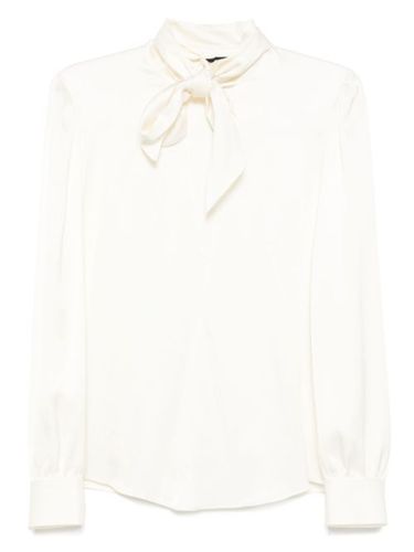 Blouse en satin à détail de nœud - TOM FORD - Modalova