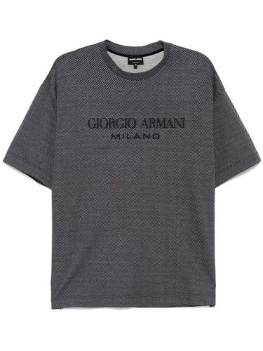 T-shirt à logo imprimé - Giorgio Armani - Modalova