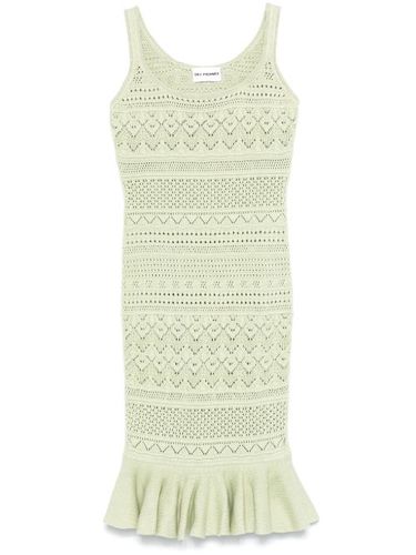 Robe mi-longue en maille ajourée - DES PHEMMES - Modalova