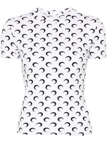 T-shirt à imprimé croissant de lune - Marine Serre - Modalova