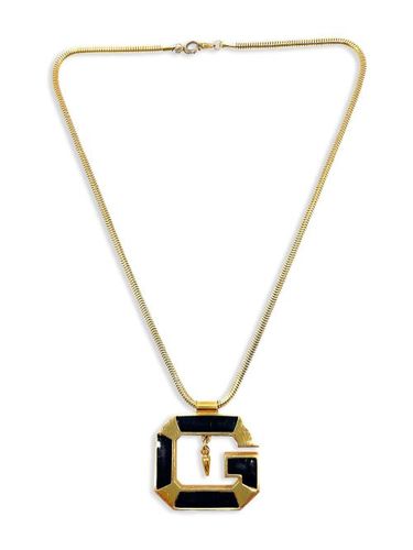Collier à pendentifs G (années 1980) - Givenchy Pre-Owned - Modalova